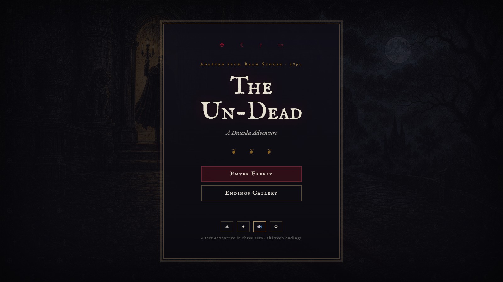 The Un-Dead — title screen
